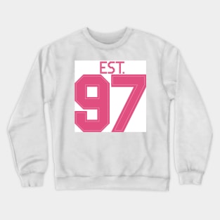 Est. 97 pink Crewneck Sweatshirt